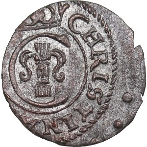 Livonia (Riga), Sweden Solidus 1653 - Kristina (1632-1654)