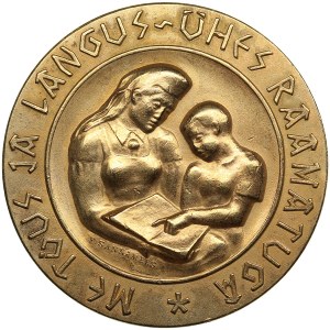 Estonia medal Book Year. 1935