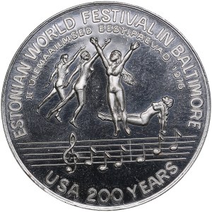 Estonia Medal 1976 - 2nd Estonian World Festival in Baltimore