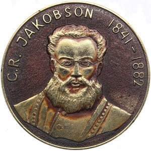 Estonia, Russia USSR medal - C.R. Jakobson 1841-1882 - Sakala 1878-1978