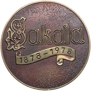 Estonia, Russia USSR medal - C.R. Jakobson 1841-1882 - Sakala 1878-1978