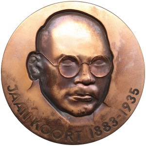 Estonia Russia USSR medal - Jaan Koort 1883-1935