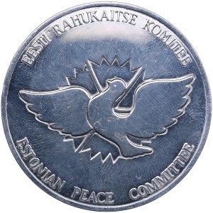 Estonia, Russia USSR Peace Committee medal 1988 - Token of Friendship