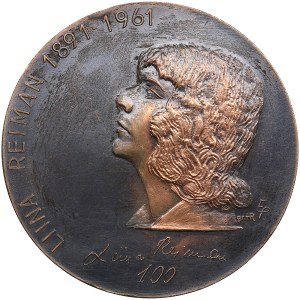 Estonia, Russia USSR medal - Liina Reiman 1891-1961