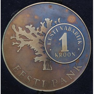 Estonia Medal 1993 - Reintroduction of the Estonian kroon
