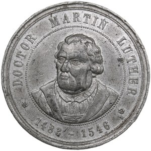 Latvia medal On the 400th birthday of Martin Luther. 1883