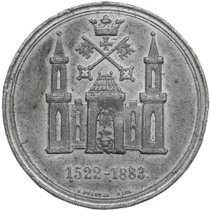 Latvia medal On the 400th birthday of Martin Luther. 1883