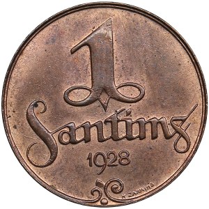 Latvia 1 Santims 1928