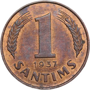 Latvia 1 Santims 1937