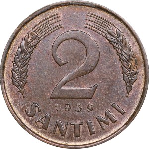 Latvia 2 Santimi 1939