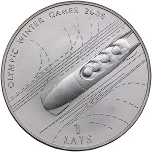 Latvia 1 Lats 2005 - XX Olympic Winter Games 2006