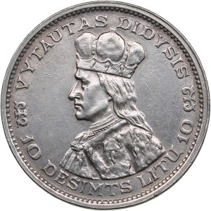 Lithuania 10 Litu 1936 - Vytautas the Great