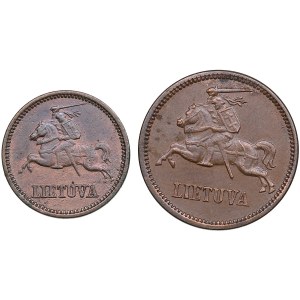 Lithuania 5 Centai & 1 Centas 1936 (2)