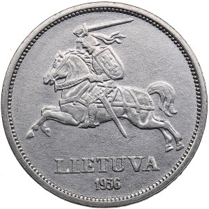 Lithuania 5 Litai 1936 - DR. Jonas Basanavicius
