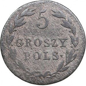 Russia, Poland 5 Grosz 1819 IB
