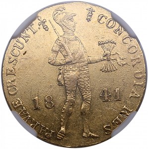 Russia, Netherlands Ducat 1841 - St.Petersburg mint - NGC AU 55