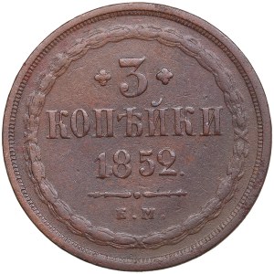 Russia 3 Kopecks 1852 EM