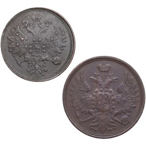 Russia 3 Kopecks 1852 & 2 Kopecks 1859 (2)