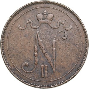 Russia, Finland 10 Pennia 1898
