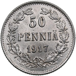 Russia, Finland 50 Penniä 1917 S