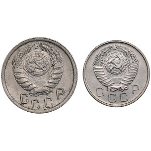 Russia, USSR 15 Kopecks 1945 & 10 Kopecks 1957 (2)