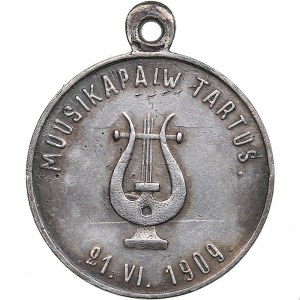 Estonia, Russia medal 1909 - Music day in Tartu 21. VI. 1909