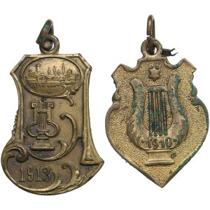 Estonia, Russia badge 1910, 1913 - Song Festival (2)