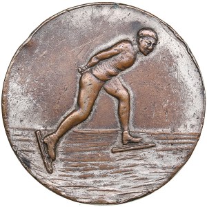 Estonian Sports Association Kalev medal 1914 - Ice skating