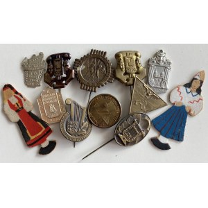 Estonia, Russia USSR music, games, church & theatre badges (12)