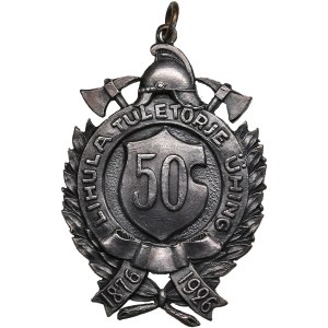 Estonia badge - 50 years of Lihula Fire Brigade Union 1876-1926