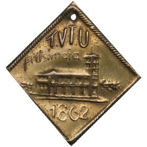 Estonia badge - Tallinn Voluntary Fire Brigade House since 1862