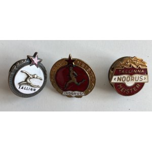 Estonia, Russia USSR - Sport badges (3)