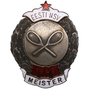Estonia, Russia USSR badge 1949 - Estonian Champion