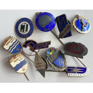 Estonia, Russia USSR Sport badges - Champions (11)