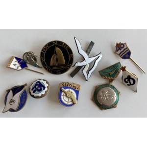 Estonia, Latvia, Russia USSR badges (10)