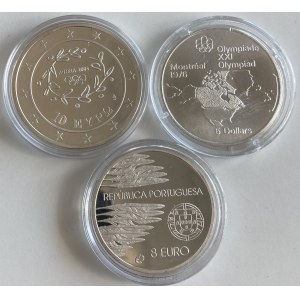 Lot of coins: Canada, Portugal, Greece (3)