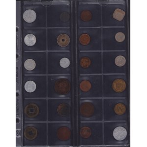 Lot of coins: China, Mali, Canada, Guinea, India (24)