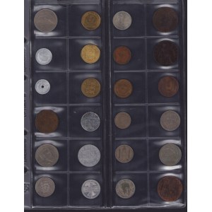 Lot of coins: Estonia, Germany, Ireland, Argentina, Nigeria, India, Cuba (24)