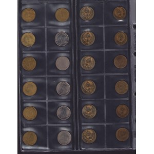 Lot of coins: Estonia, Russia USSR (24)