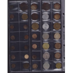 Lot of coins: Finland, Russia, Sweden, Italy, Austria, Romania, Germany (35)