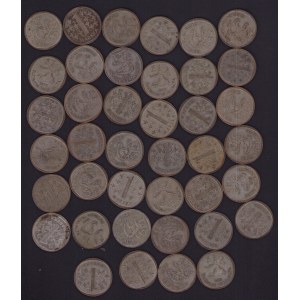 Lot of coins: Finland 1 Markka (40)