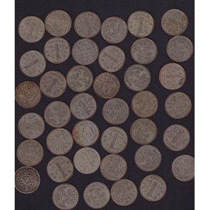 Lot of coins: Finland 1 Markka (40)