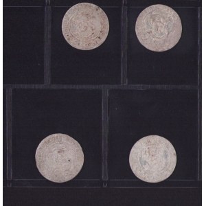 Lot of coins: Riga, Poland Solidus - Sigismund III (1587-1632) (4)