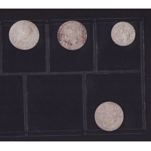 Lot of coins: Riga, Poland - Sigismund III (1587-1632) (4)
