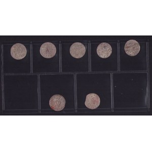 Lot of coins: Livonia (Riga), Sweden Solidus - Kristina (1632-1654) (7)