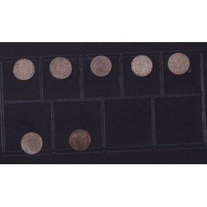 Lot of coins: Livonia (Riga), Sweden Solidus - Kristina (1632-1654) (7)