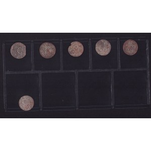 Lot of coins: Riga, Sweden Solidus - Kristina (1632-1654) (6)