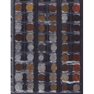 Lot of World coins: Yugoslavia, Spain, Finland, Germany, Czechoslovakia, Netherlands, Bulgaria, Poland, Russia, USSR, US
