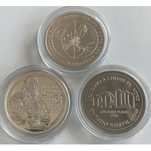 Lot of coins: Canada, Germany, Belgium (3)