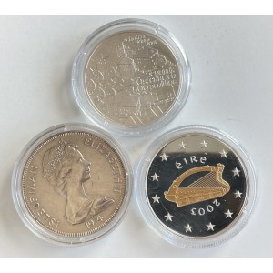 Lot of coins: Ireland, Isle of Man, Austria (3)